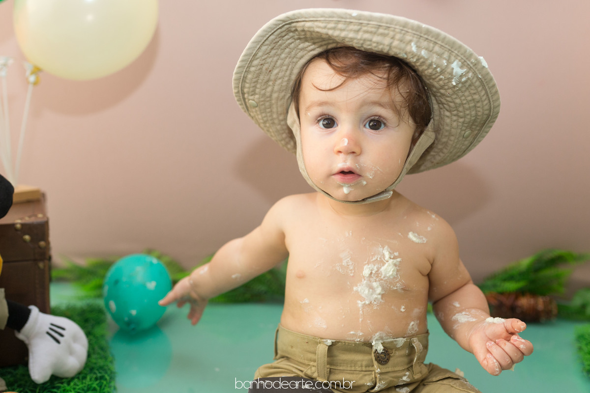 Smash the Cake Vinícius fotografado por Banho de Arte