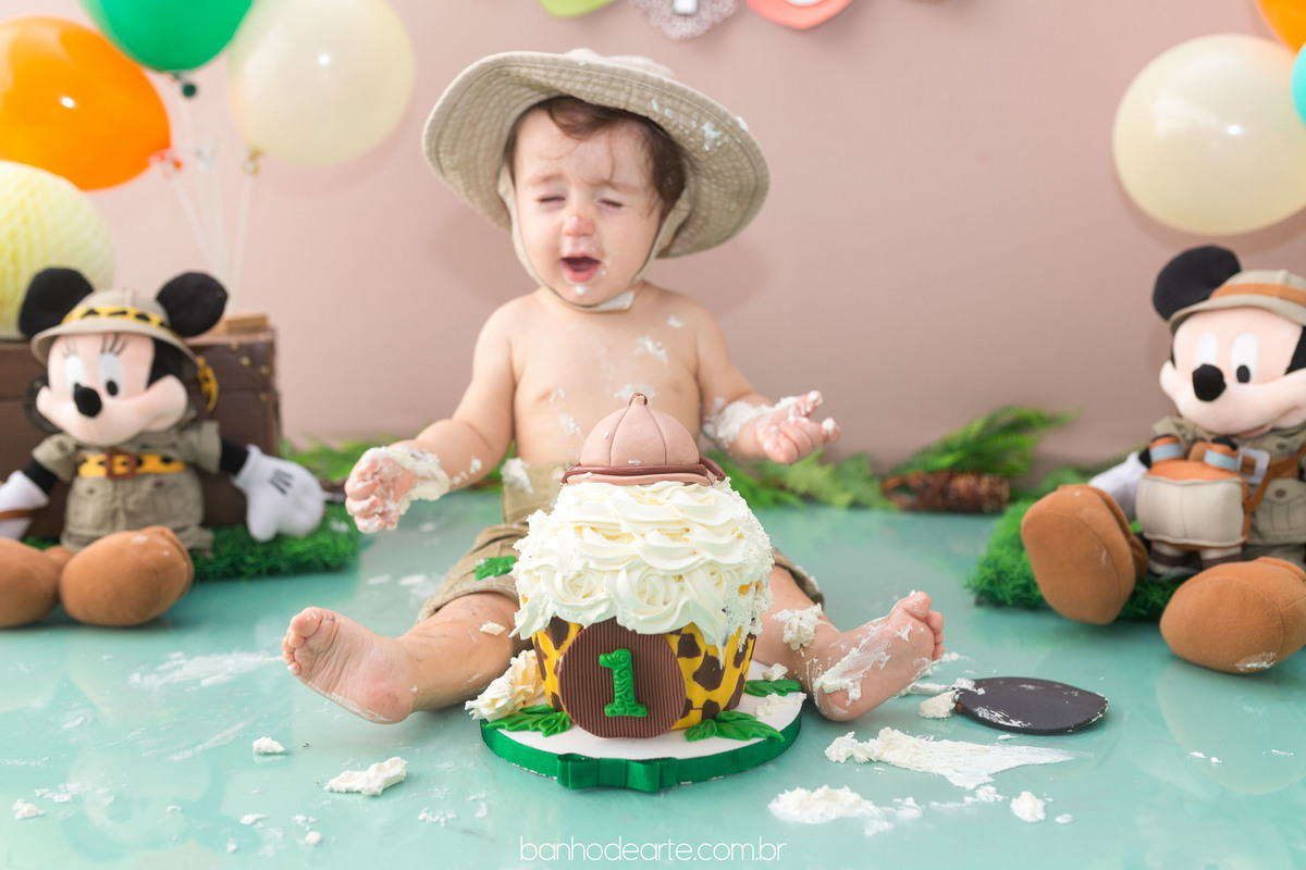 Smash the Cake Vinícius fotografado por Banho de Arte