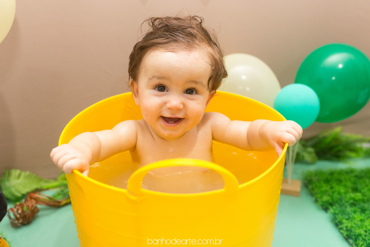Smash the Cake and Bubble Vinícius fotografado por Banho de Arte