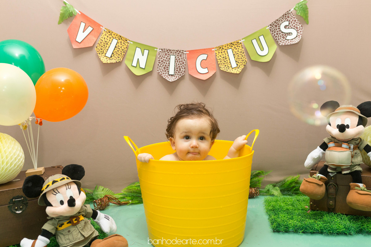 Smash the Cake and Bubble Vinícius fotografado por Banho de Arte