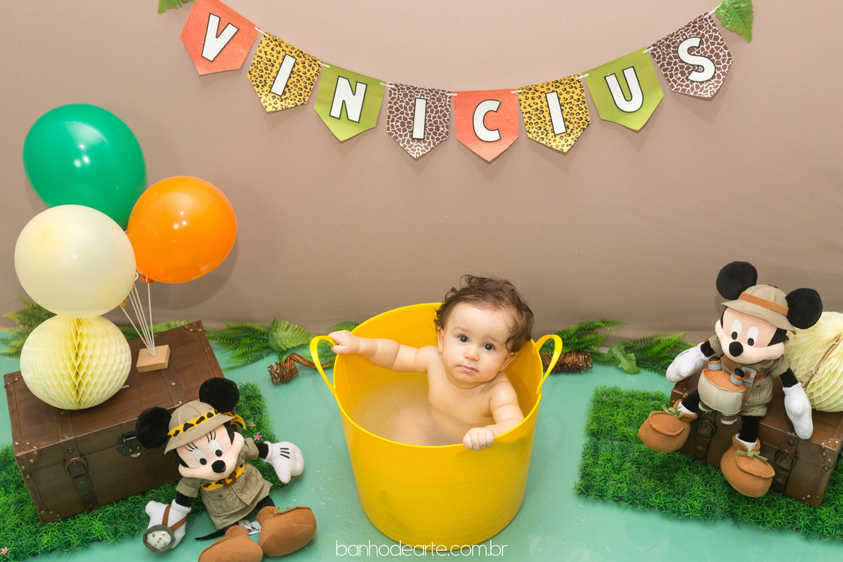 Smash the Cake and Bubble Vinícius fotografado por Banho de Arte