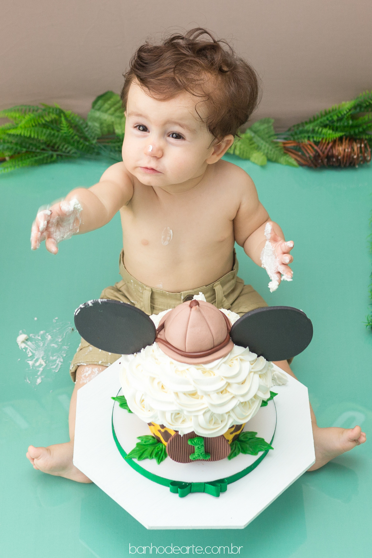 Smash the Cake Vinícius fotografado por Banho de Arte