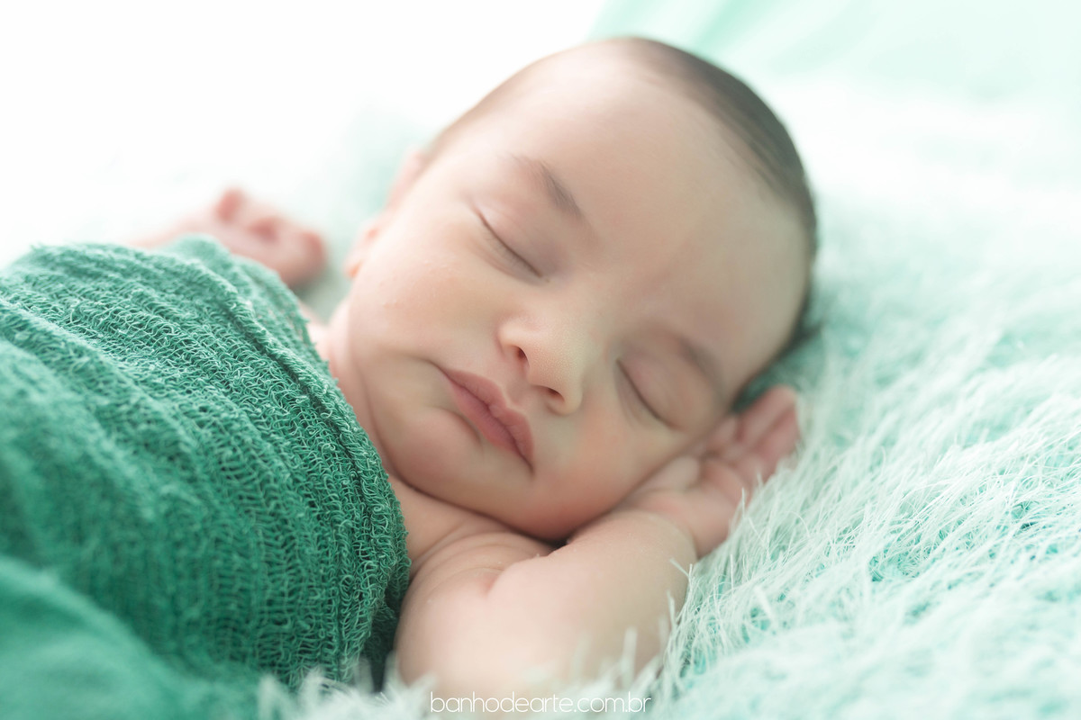 Ensaio Newborn Anthony 11 dias fotografado por Banho de Arte