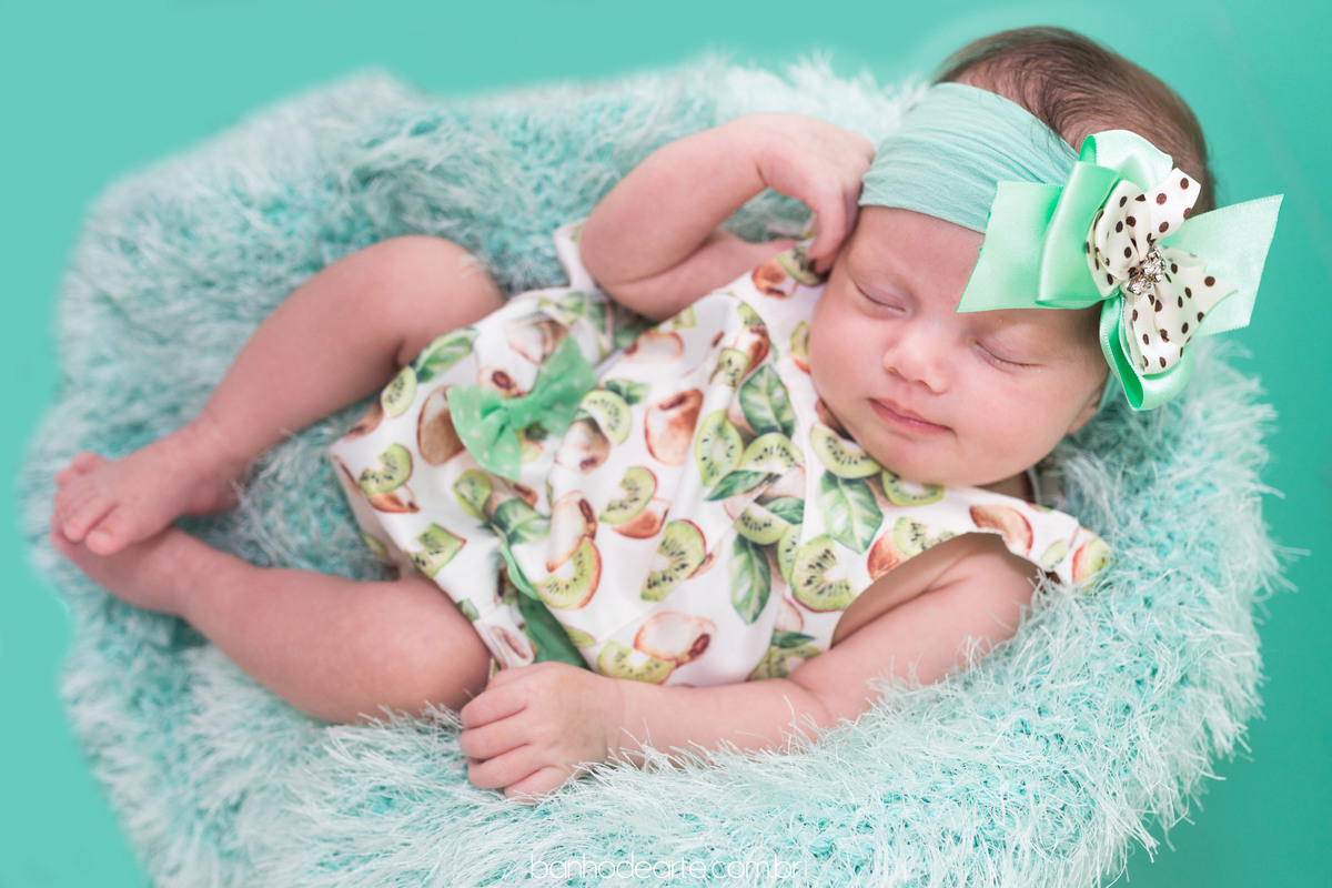 Ensaio Newborn com a Donatella 35 dias de vida