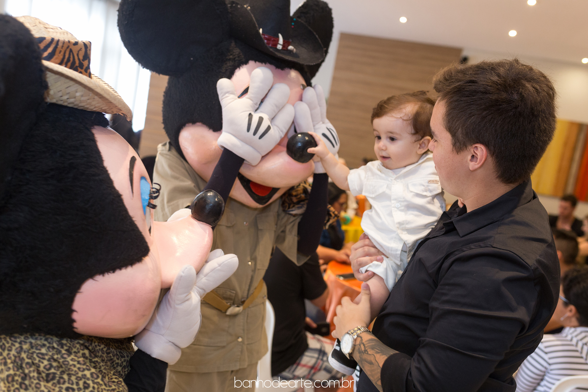 Aniversário de 1 ano do Vinícius - Tema Mickey Safari