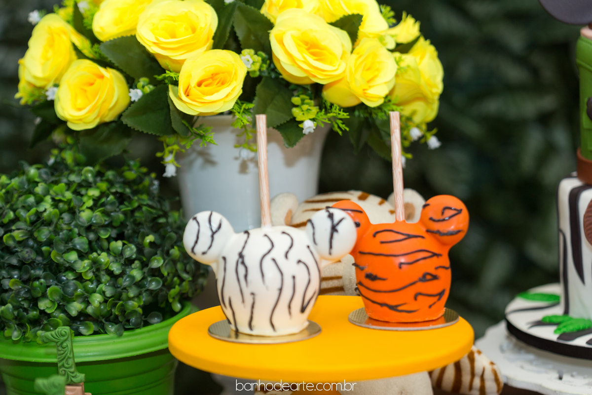 Aniversário de 1 ano do Vinícius - Tema Mickey Safari