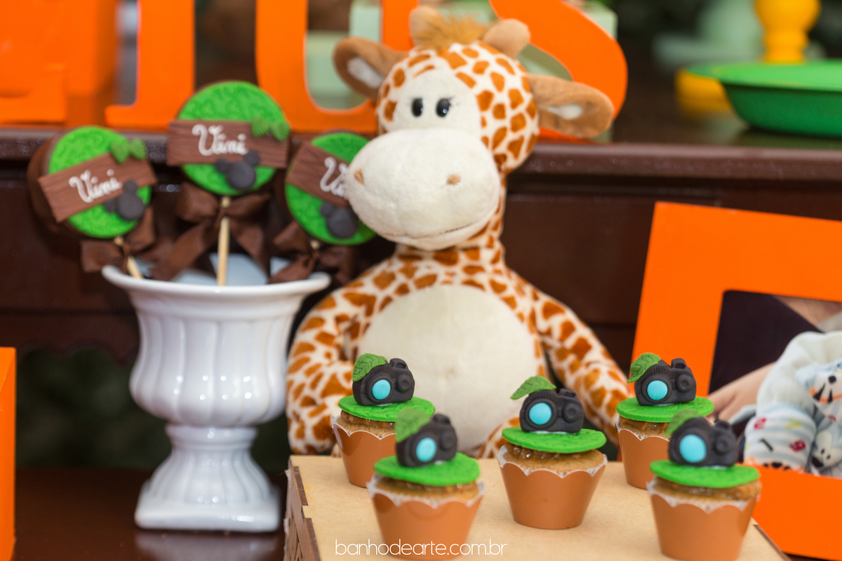 Aniversário de 1 ano do Vinícius - Tema Mickey Safari