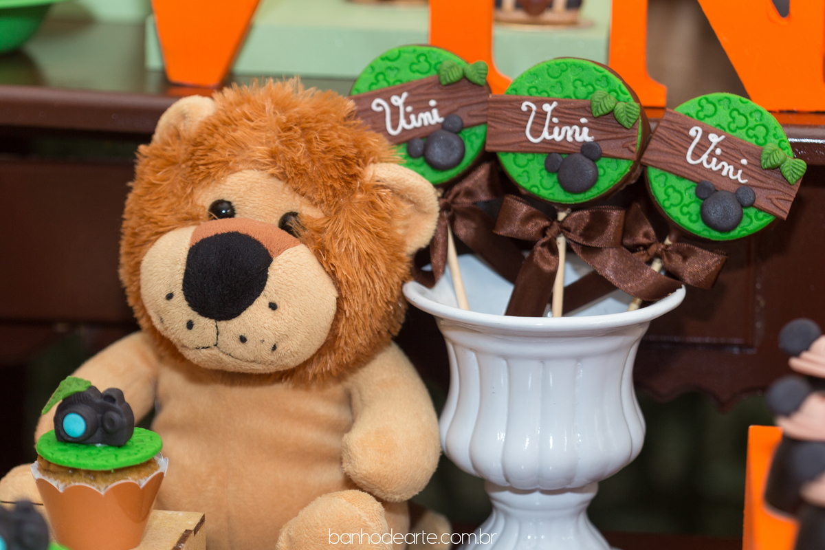 Aniversário de 1 ano do Vinícius - Tema Mickey Safari