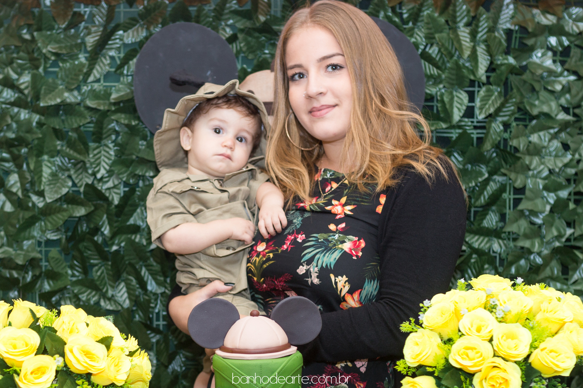 Aniversário de 1 ano do Vinícius - Tema Mickey Safari