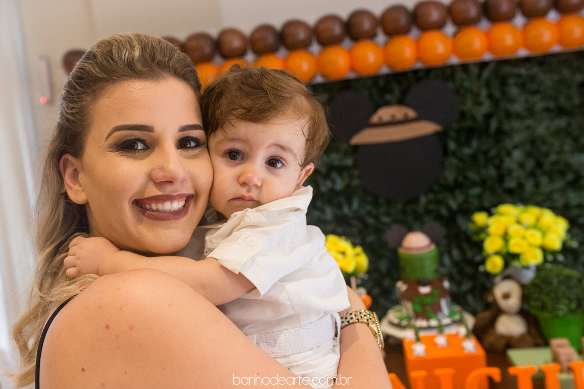 Aniversário de 1 ano do Vinícius - Tema Mickey Safari