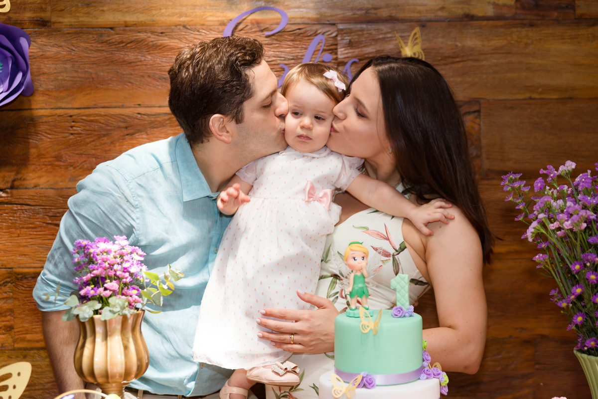 Aniversário Elisa 1 ano | Tema Sininho | Fotografado por Banho de Arte