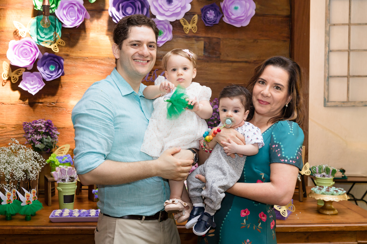 Aniversário Elisa 1 ano | Tema Sininho | Fotografado por Banho de Arte