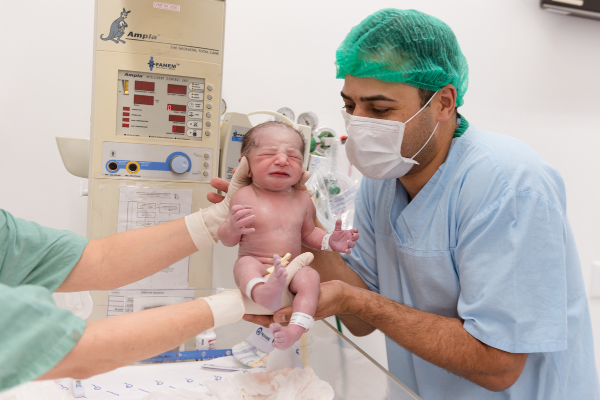 Nascimento do Hugo - ProMatre Paulista - Dr. Ricardo Esteban