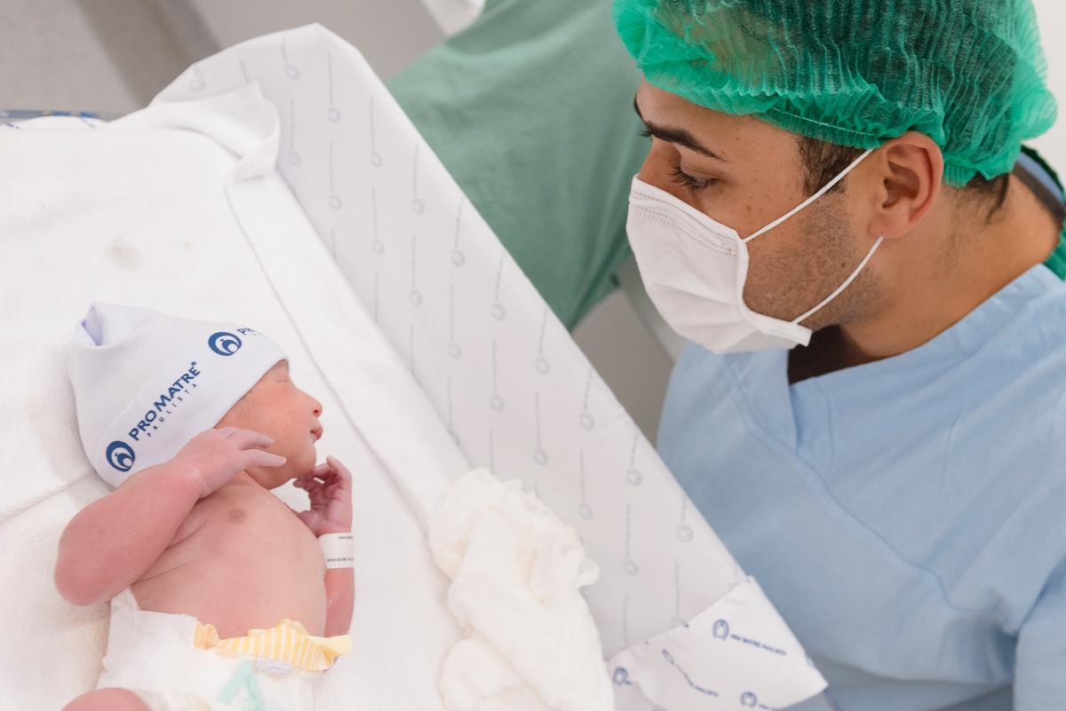 Nascimento do Hugo - ProMatre Paulista - Dr. Ricardo Esteban