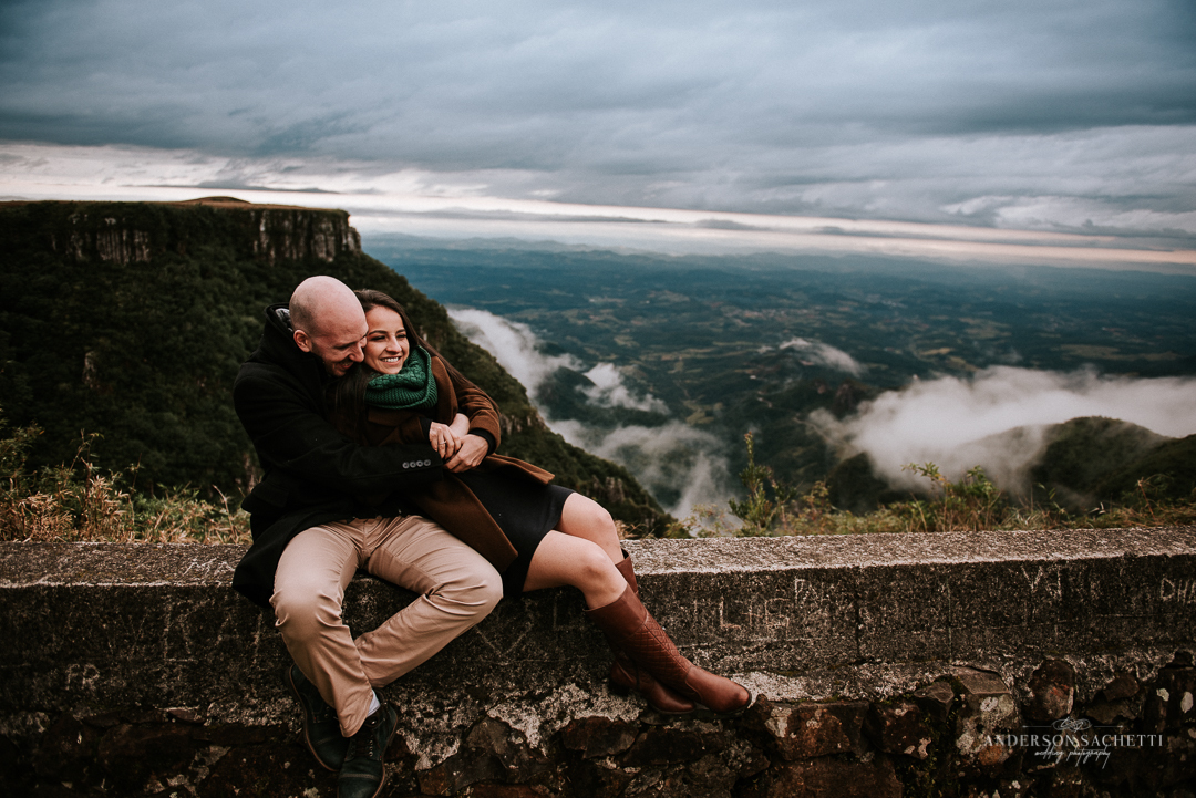 ensaio de casal pre-wedding lauro muller mirante serra do rio do rastro mirante