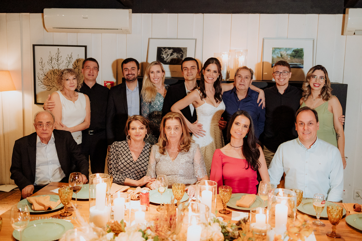 Mini casamento wedding jantar rústico vintage restaurante le bistrot mariana e adriano por kevin medeiros fotógrafo porto alegre canoas - rs