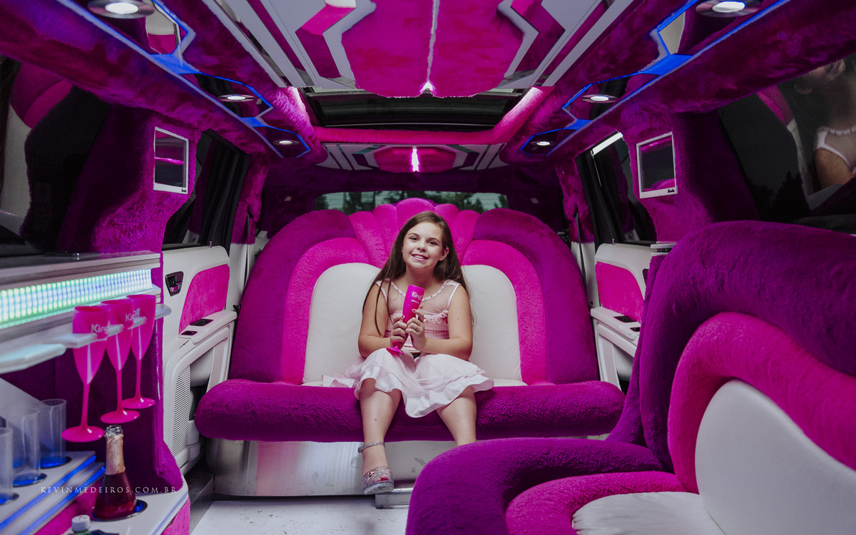 Festa de aniversário da Isabelle 11 anos com a King Limousines por Kevin Medeiros fotógrafo de Canoas, Porto Alegre e RS