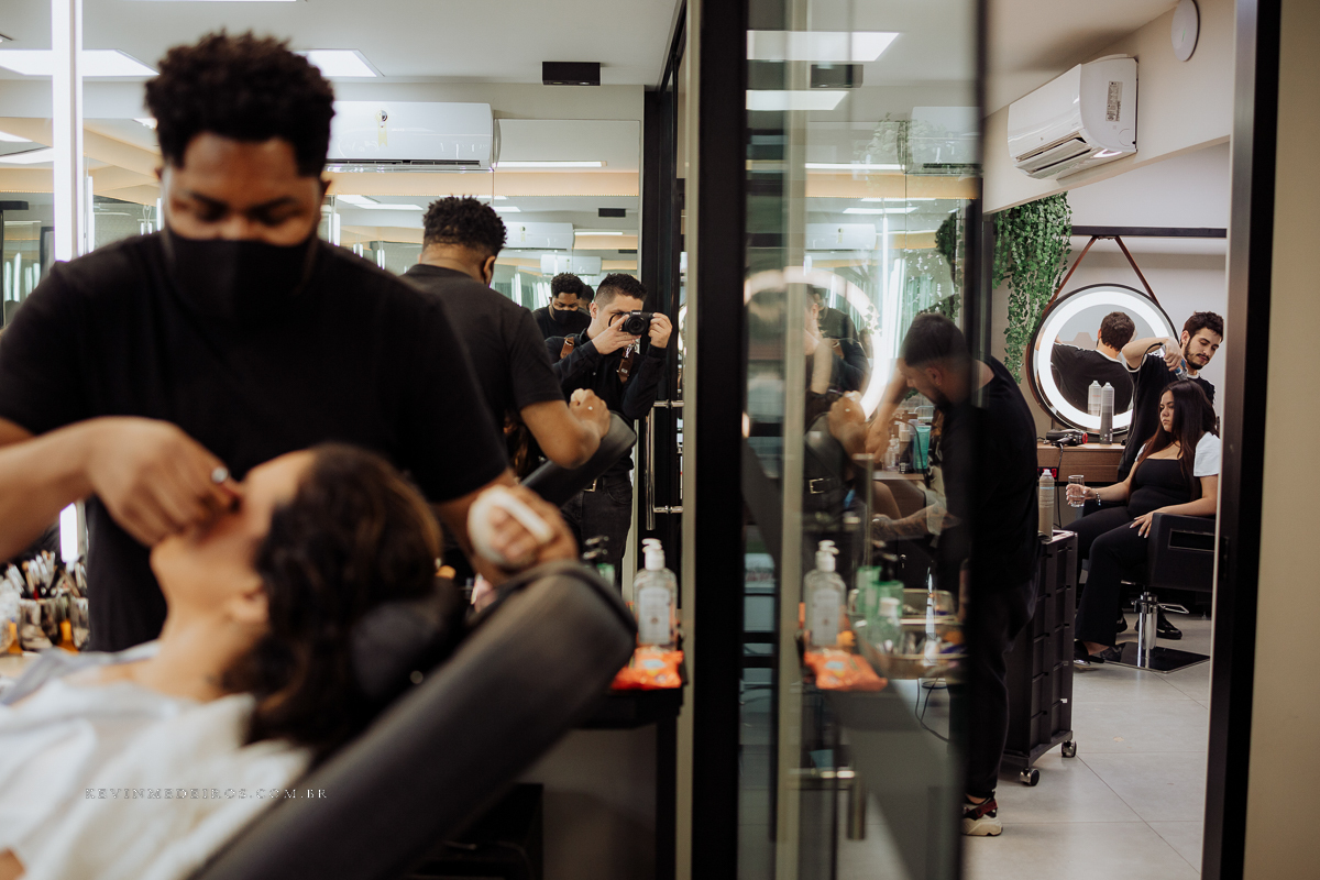 Making of noiva espaço léo sampaio estética ale por kevin medeiros fotógrafo de porto alegre, canoas e rs