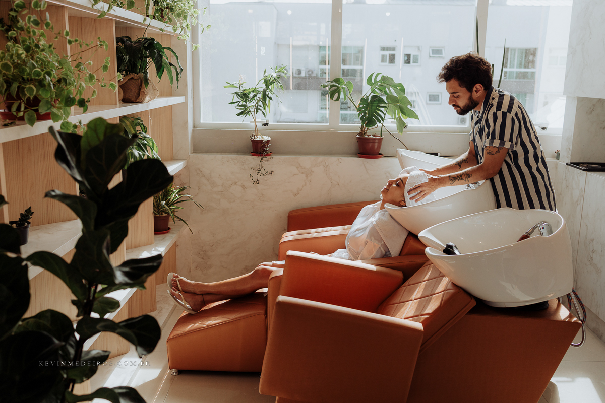 Making of noiva salão estética jungle da suelen por kevin medeiros fotógrafo porto alegre, canoas e rs