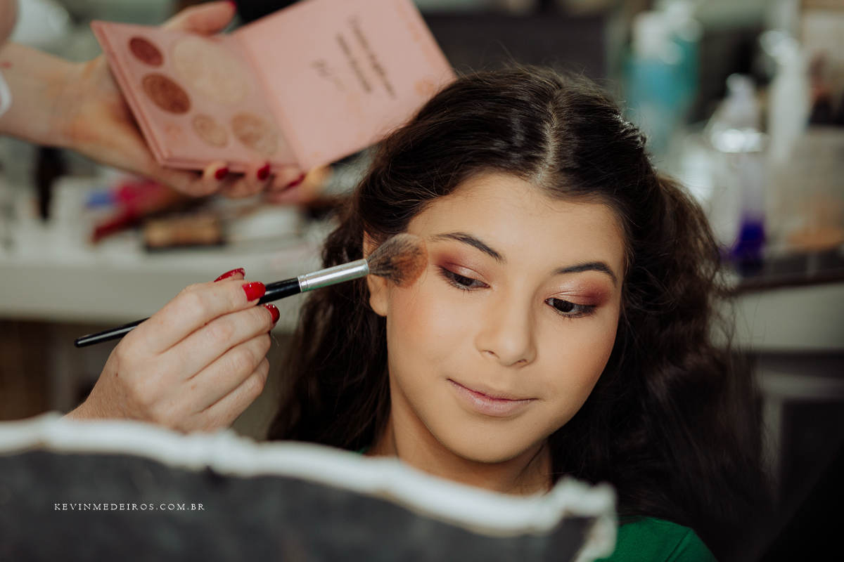 Making of debutante 15 anos salao de beleza estética nubia mello por Kevin Medeiros fotógrafo canoas porto alegre rs