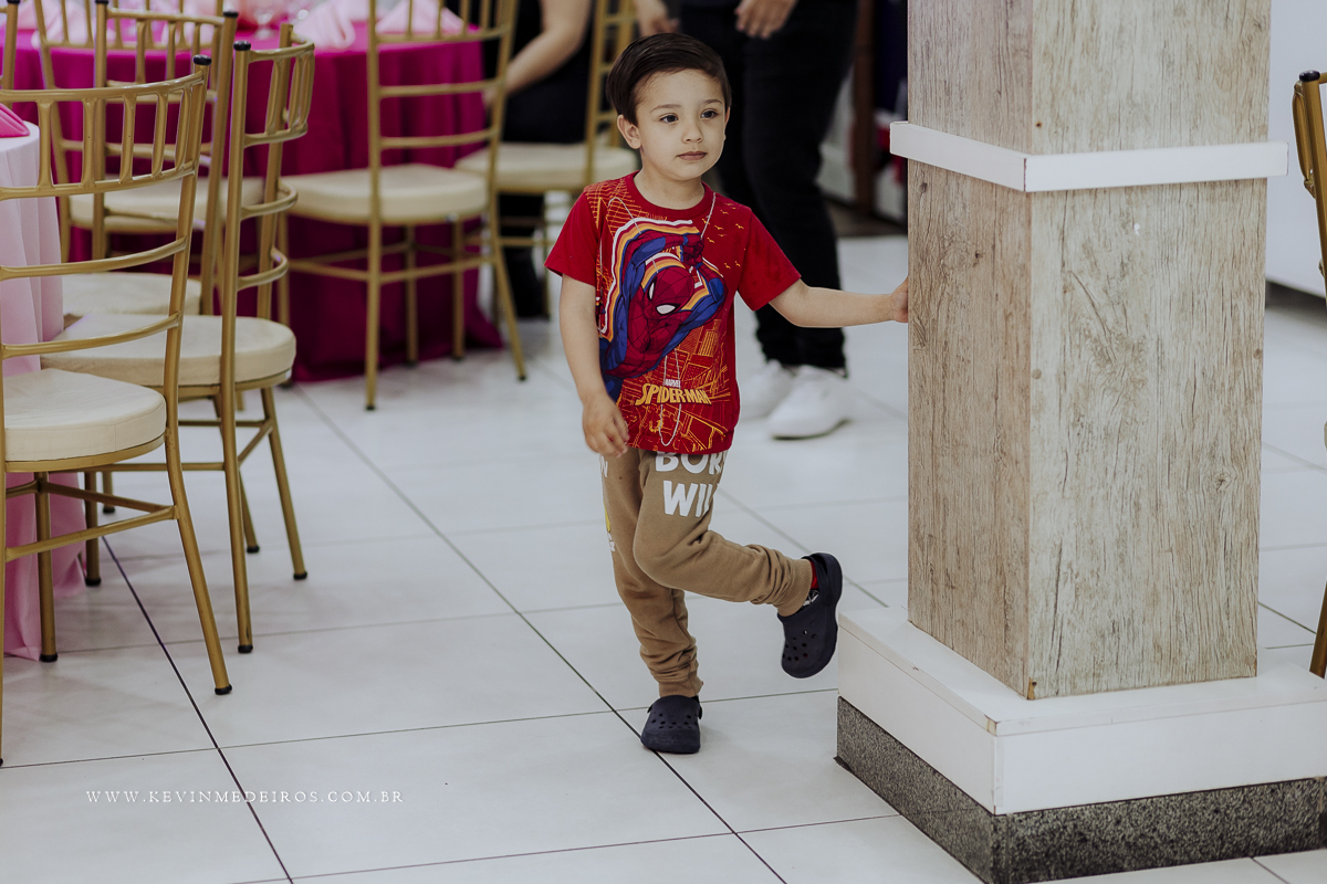 Festa infantil aniversário da Eva 3 anos no Gran Fiesta I e II com decoração minnie por Kevin Medeiros fotógrafo fotografia em Canoas RS