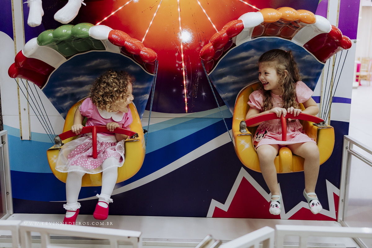 Festa infantil aniversário da Eva 3 anos no Gran Fiesta I e II com decoração minnie por Kevin Medeiros fotógrafo fotografia em Canoas RS
