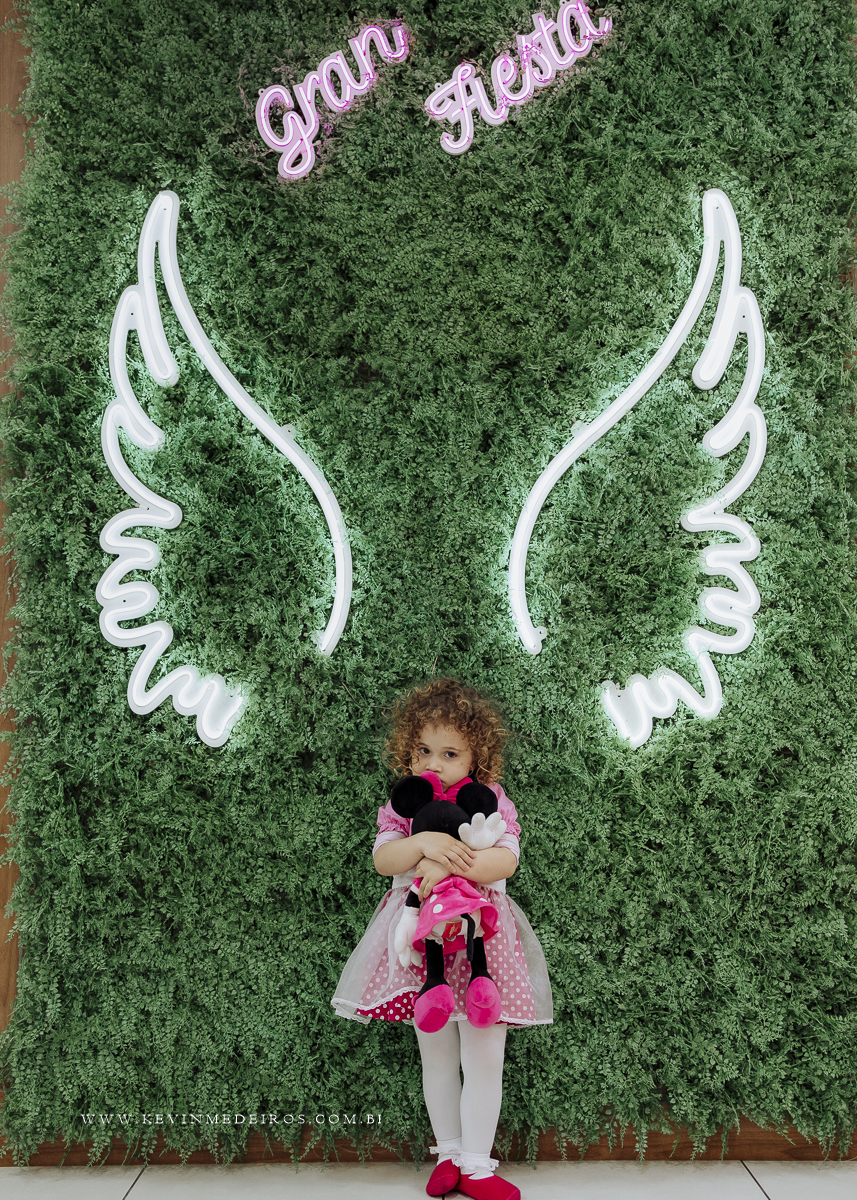 Festa infantil aniversário da Eva 3 anos no Gran Fiesta I e II com decoração minnie por Kevin Medeiros fotógrafo fotografia em Canoas RS