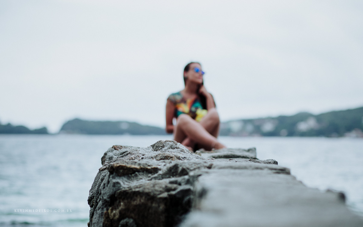 Ensaio feminino externo realizado em Bombinhas SC com Morgana Almeida por Kevin Medeiros fotógrafo de Canoas, Porto Alegre e região RS