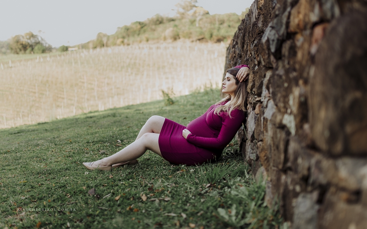 Ensaio book gestante gravidez da Deizi Conrad realizado em Bento Gonçalves serra gaúcha na vinícola Wine Garden Miolo por Kevin Medeiros fotógrafo de Canoas, Porto Alegre