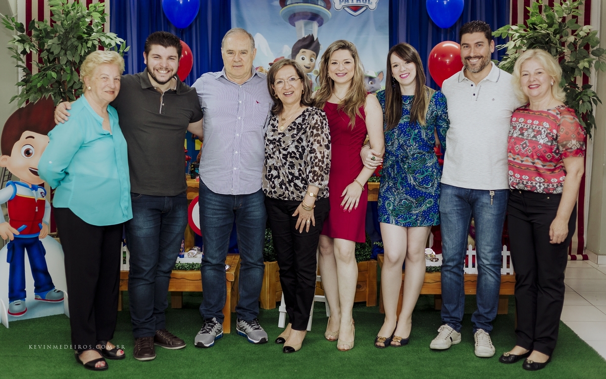 Festa infantil do Benício com o tema Paw Patrol realizado na casa de festas Brincalhão por Kevin Medeiros, fotógrafo de Canoas, Porto Alegre e RS