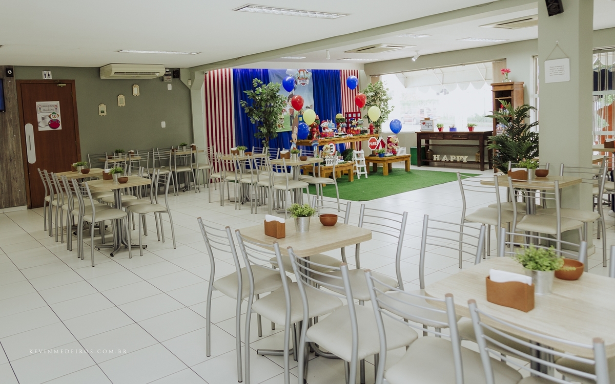 Festa infantil do Benício com o tema Paw Patrol realizado na casa de festas Brincalhão por Kevin Medeiros, fotógrafo de Canoas, Porto Alegre e RS