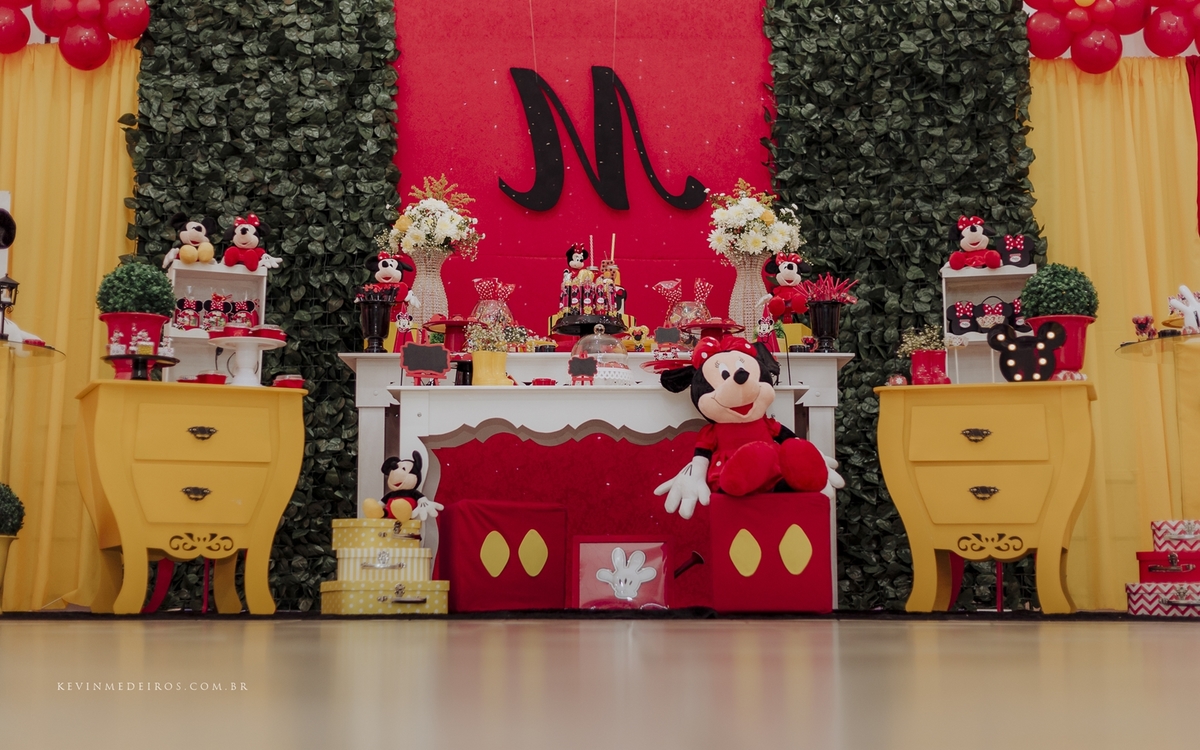 Festa infantil da Mariana 5 anos com o tema da minnie, casa de festas pura folia em Canoas, realizado por kevin medeiros fotógrafo de Porto Alegre rs