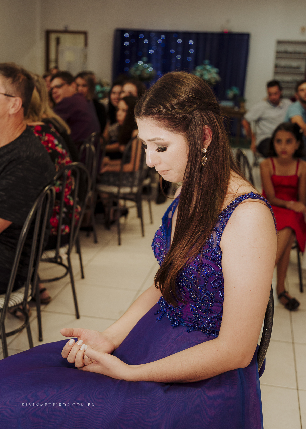 Festa e recepção de formatura da Carol Boemeke realizada no salão arco iris, formanda de Design de interiores por Kevin Medeiros, fotógrafo de Canoas, porto alegre e RS