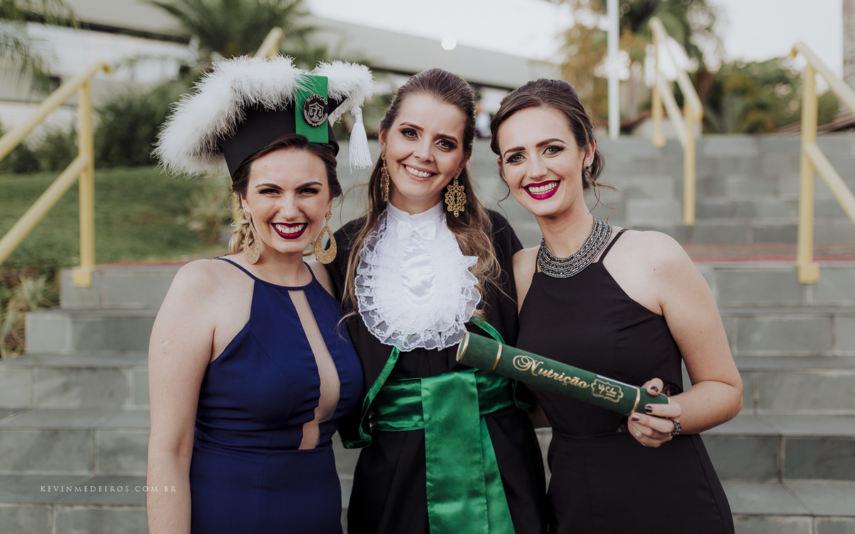 Colação de formatura da Wanuza Esteil realizado na UNISC Salta Cruz por Kevin Medeiros fotógrafo  Candelária, canoas rs