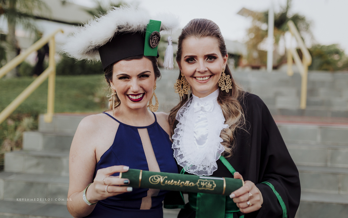 Colação de formatura da Wanuza Esteil realizado na UNISC Salta Cruz por Kevin Medeiros fotógrafo  Candelária, canoas rs