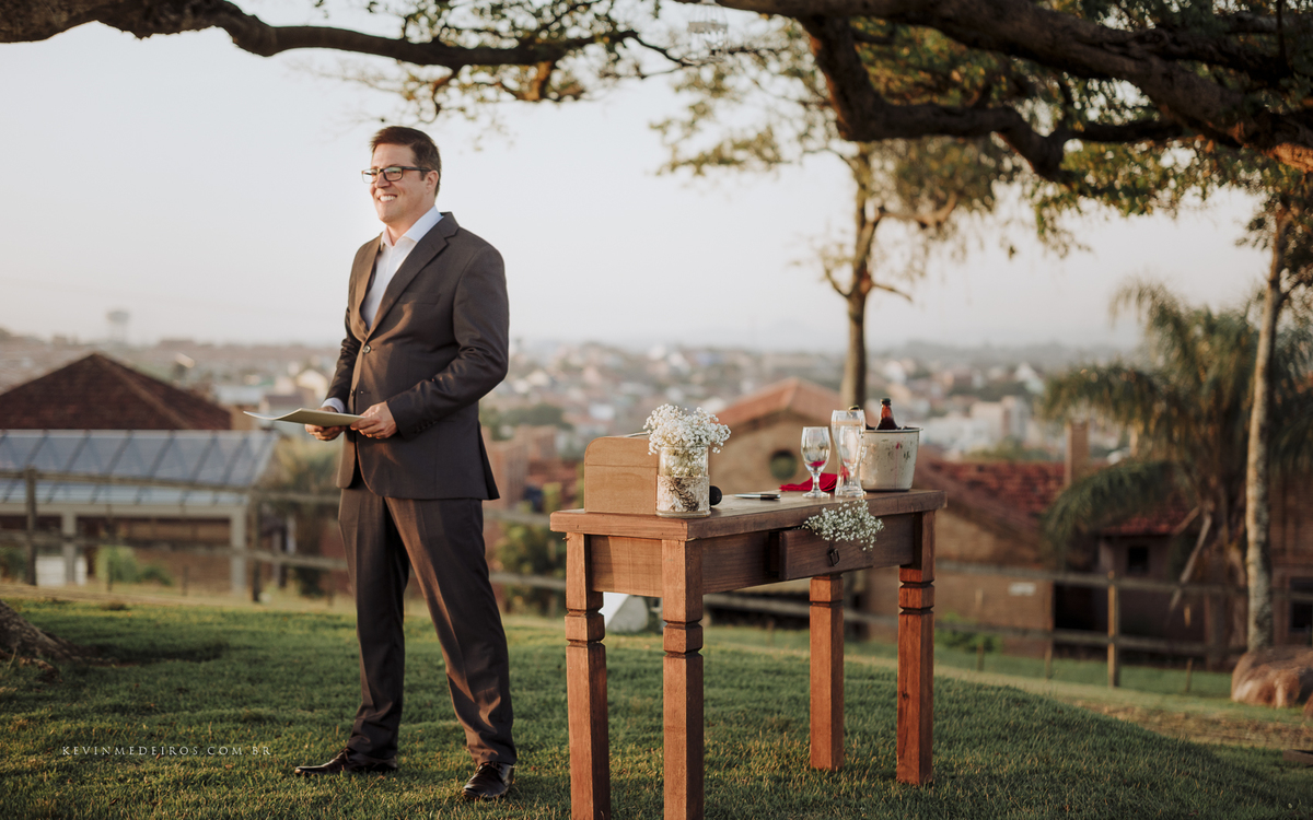 Casamento ao ar livre na figueira campo Bárbara e Gabriel no Paraíso Eventos em Viamão por Kevin Medeiros fotógrafo de Canoas, grande Porto Alegre e RS