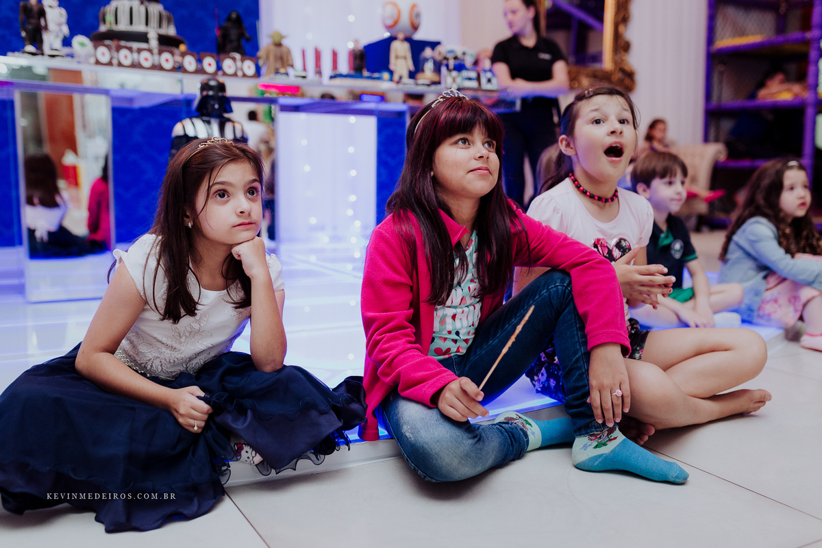 Festa infantil primeiro aninho do Henrique com o tema Star Wars, realizado na casa de festas Richesky por Kevin Medeiros fotógrafo de Canoas RS