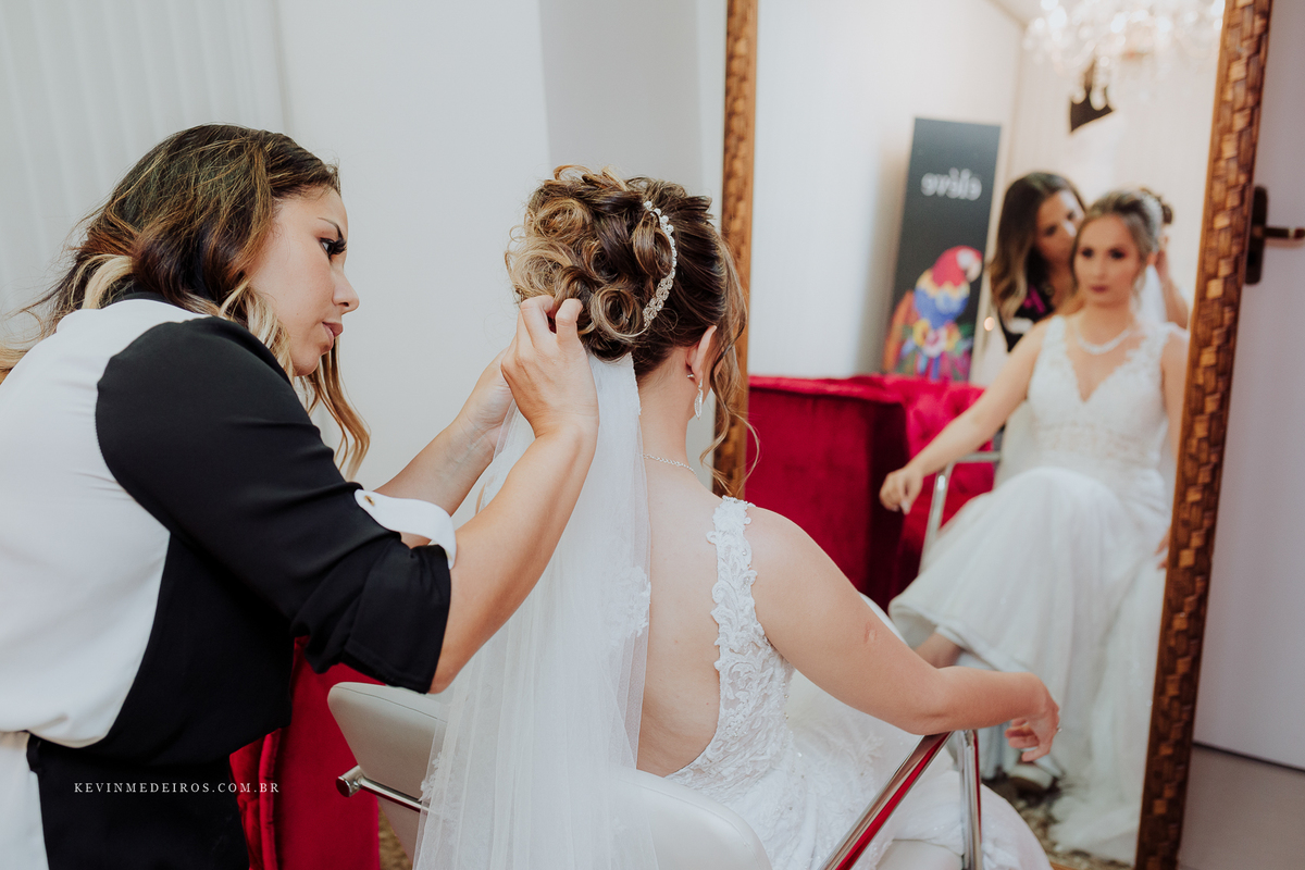 Making Of de Casamento da Fran e Stanis realizado no O Armazém centro estético por Kevin Medeiros fotógrafo fotografia Canoas RS