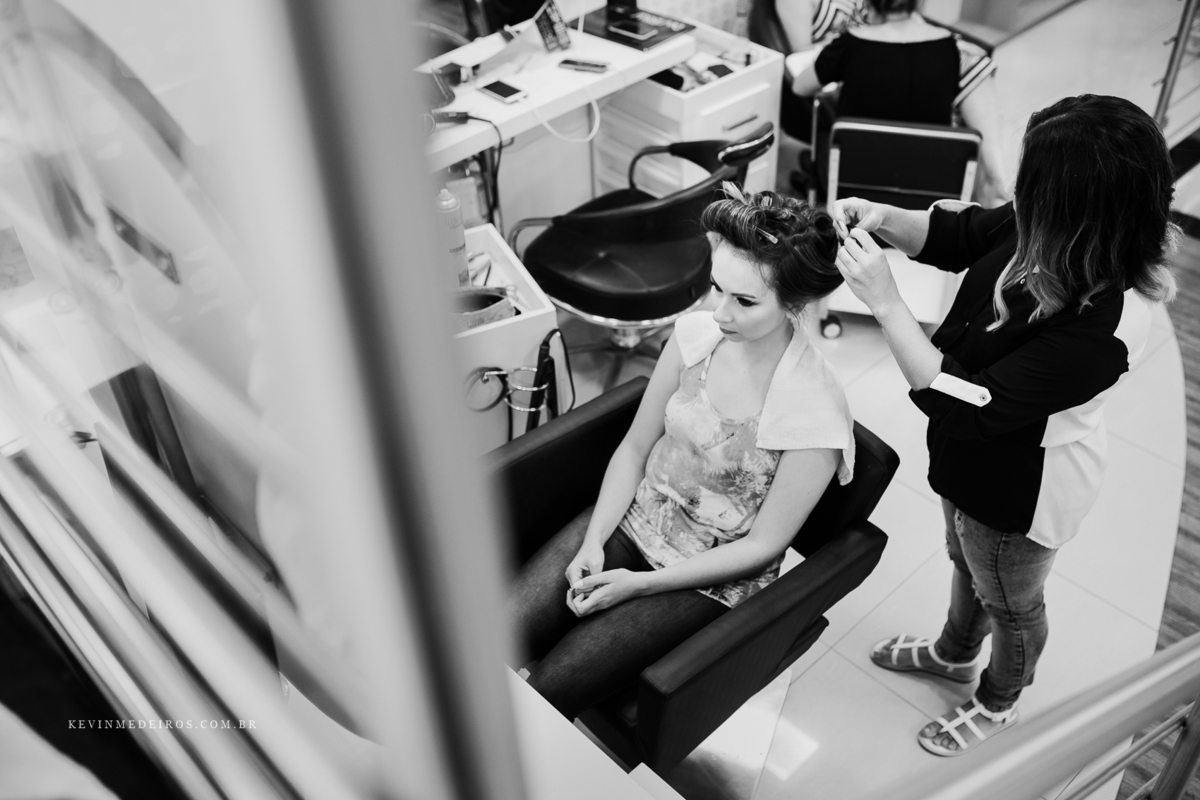Making Of de Casamento da Fran e Stanis realizado no O Armazém centro estético por Kevin Medeiros fotógrafo fotografia Canoas RS