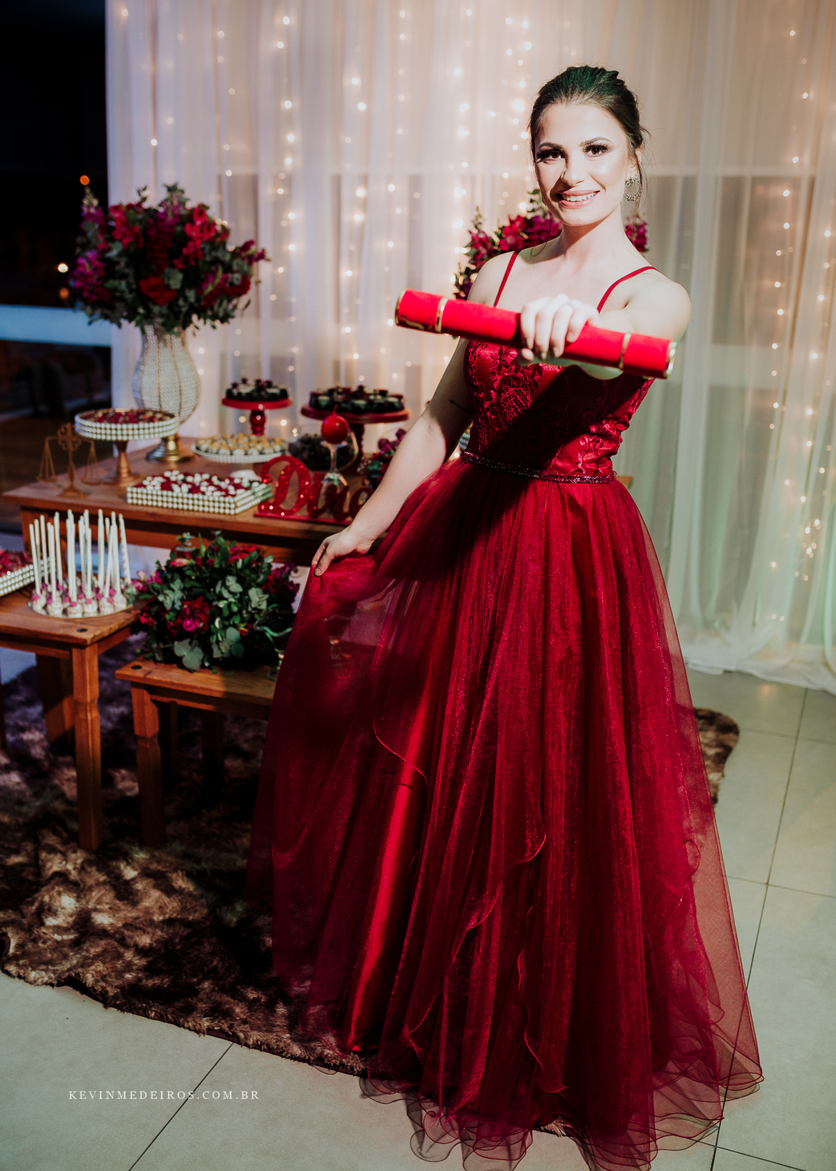 Formatura colação da Juliana Webster, formanda em Direito pela Unisinos realizado na Fiergs e Evolução Gastronômica por Kevin Medeiros fotógrafo de Canoas, porto alegre e RS