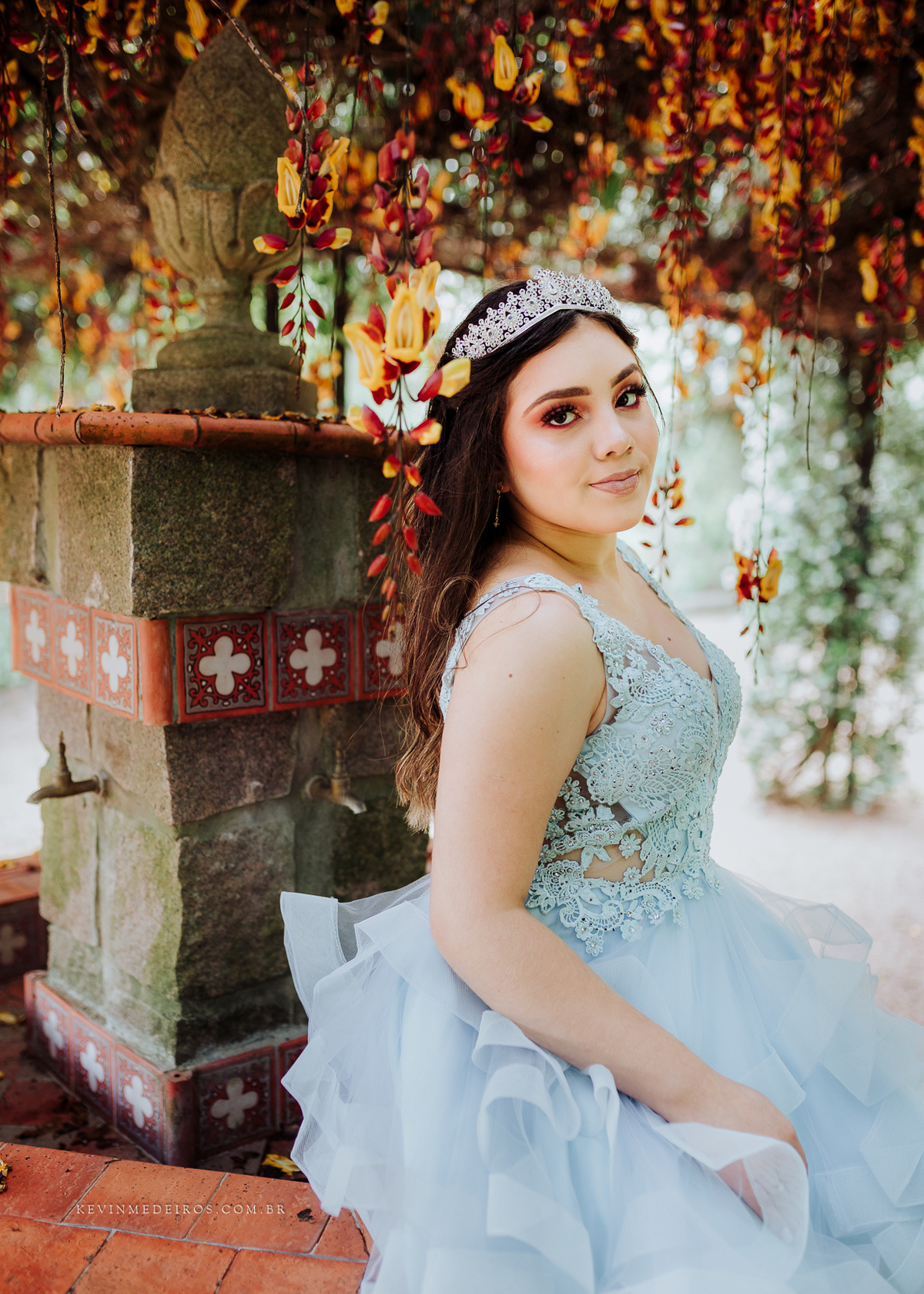 Ensaio debutante 15 anos da Aline Dias realizado na vinícola Laurentia em barra do ribeiro por Kevin Medeiros fotógrafo de porto alegre, canoas e RS