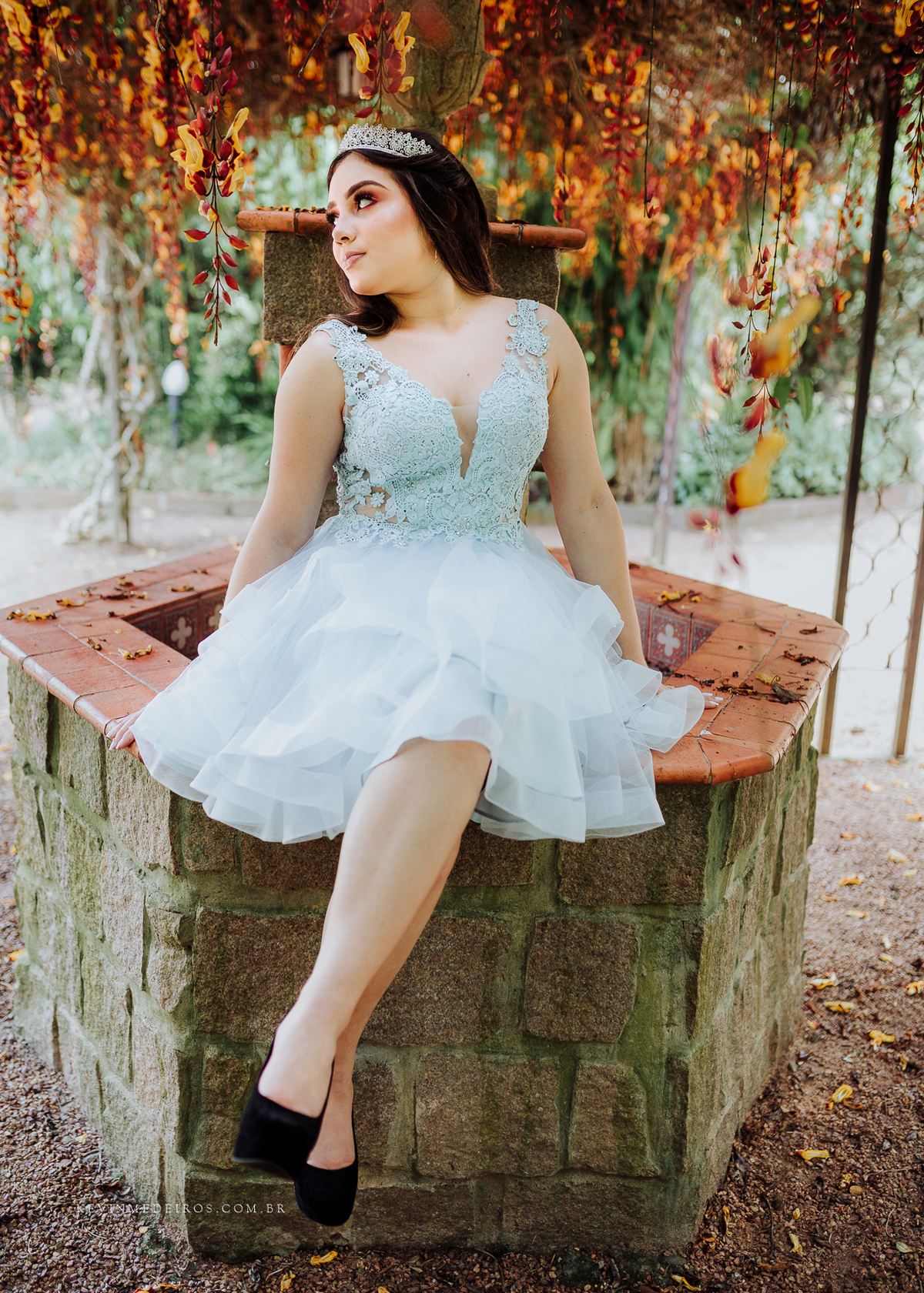 Ensaio debutante 15 anos da Aline Dias realizado na vinícola Laurentia em barra do ribeiro por Kevin Medeiros fotógrafo de porto alegre, canoas e RS