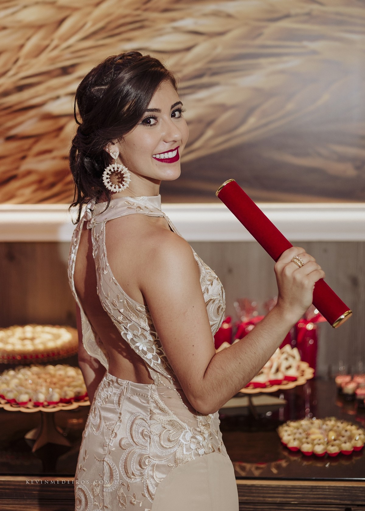 Recepção Festa de formatura da Karyme Hassan, formanda de Direito Uniritter no Restaurante Marquês Bier por Kevin Medeiros fotógrafo de Canoas, Porto Alegre e região rs