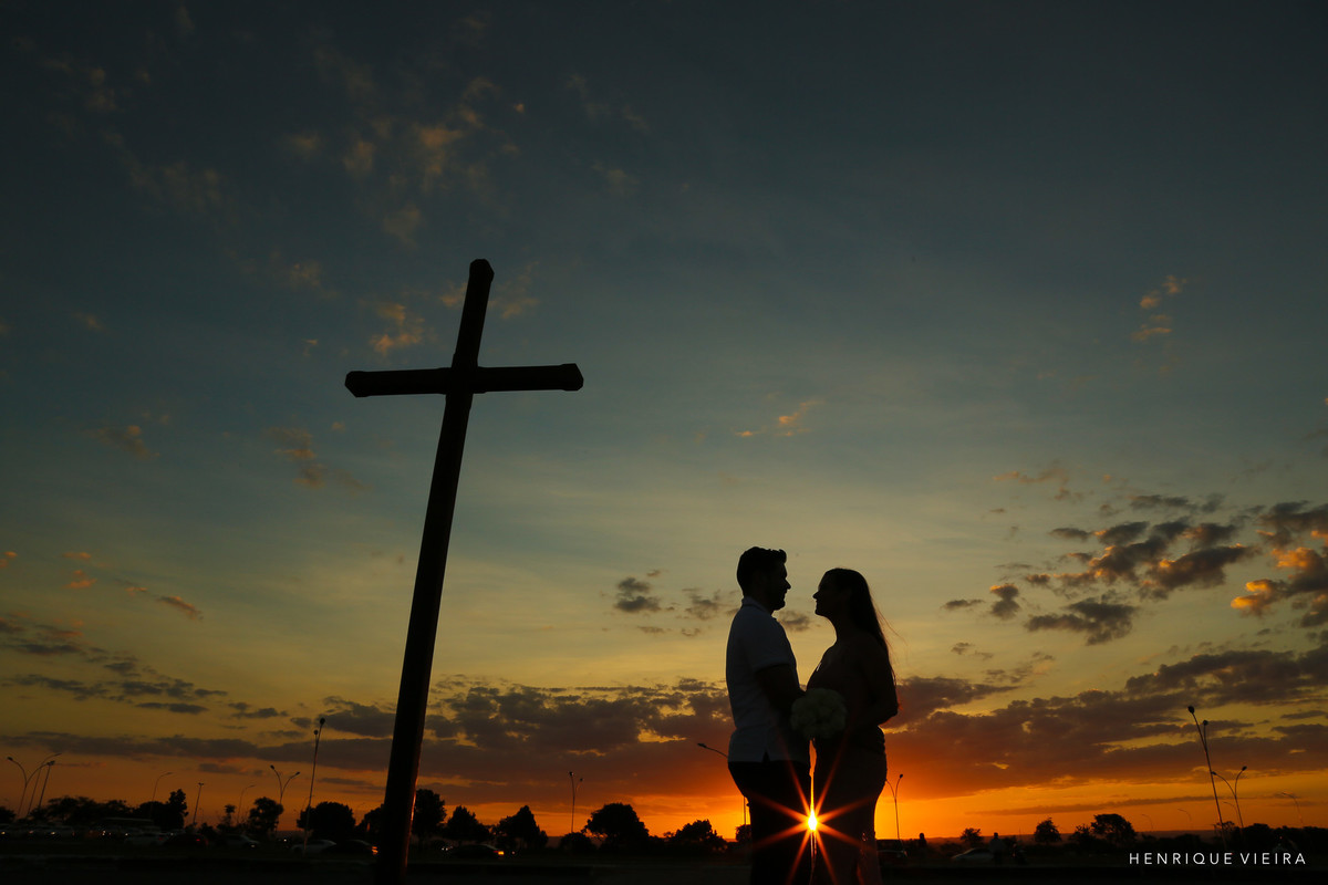Pôr do Sol no Cruzeiro, em Brasília