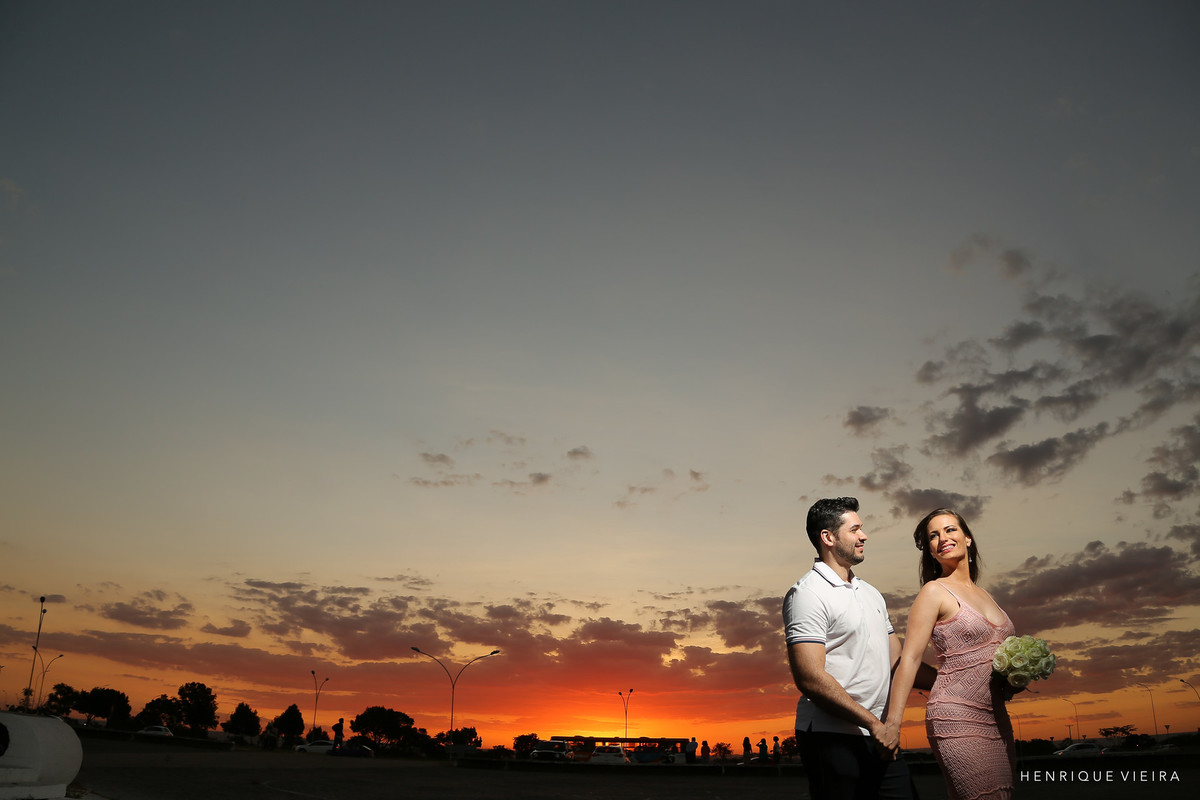 Pôr do Sol no Cruzeiro, em Brasília