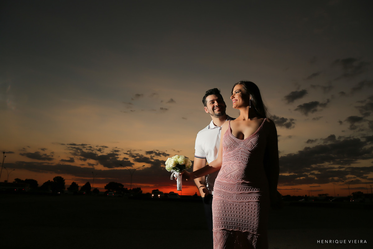 Pôr do Sol no Cruzeiro, em Brasília