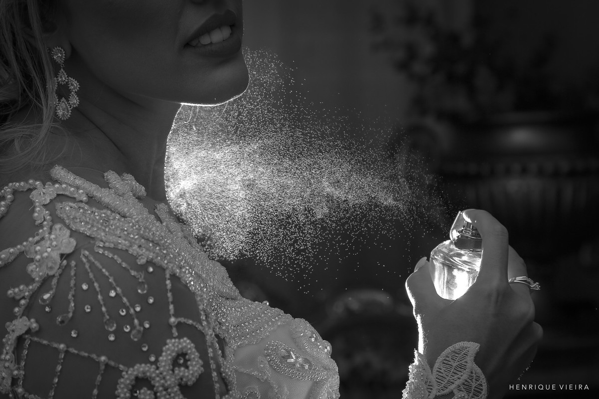 momento único: o perfume da noiva