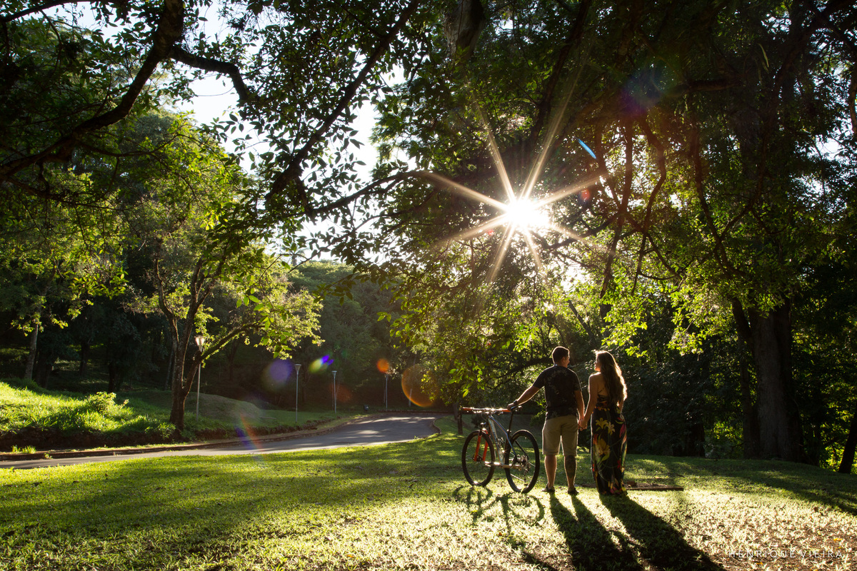Belo entardecer com a bike