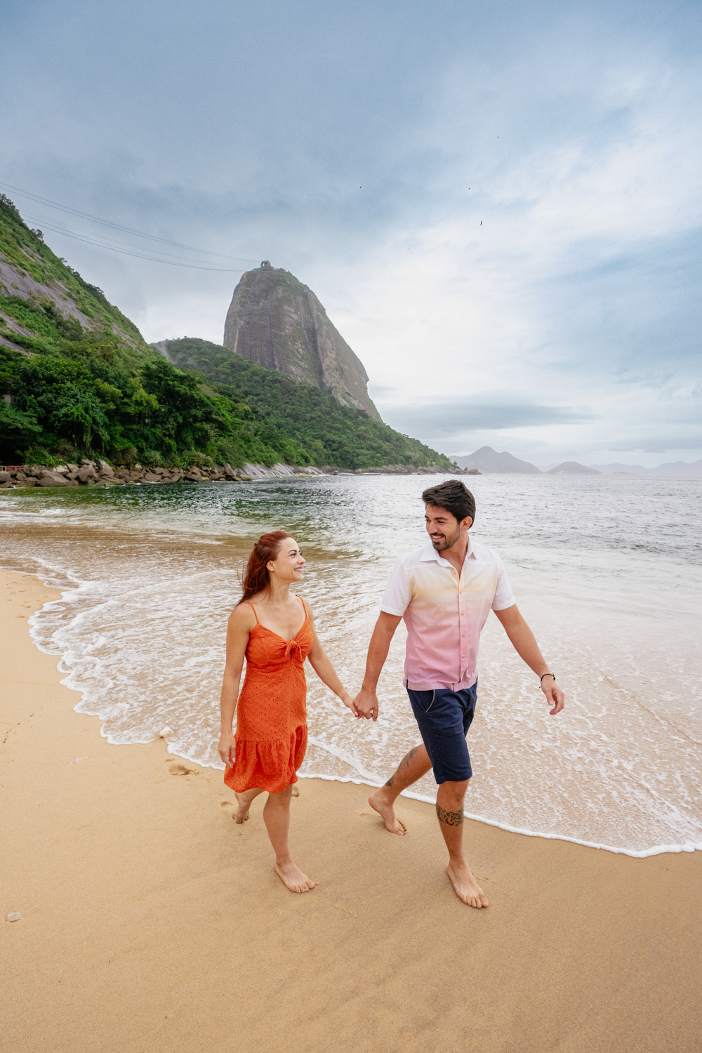 ensaio pre wedding praia vermelha com pao de acucar