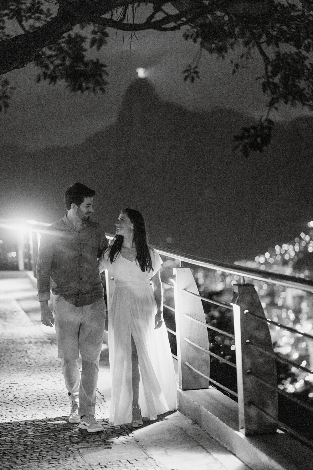 ensaio pre wedding pao de acucar de noite